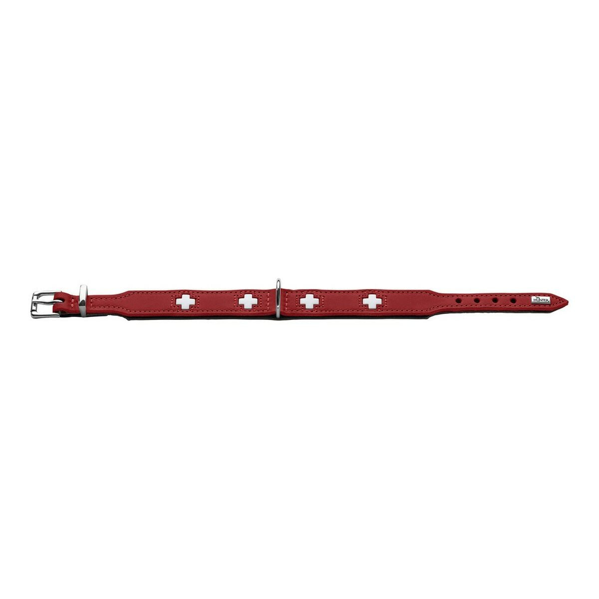 Hundhalsband Hunter Swiss Röd/Svart 30-34.5 cm