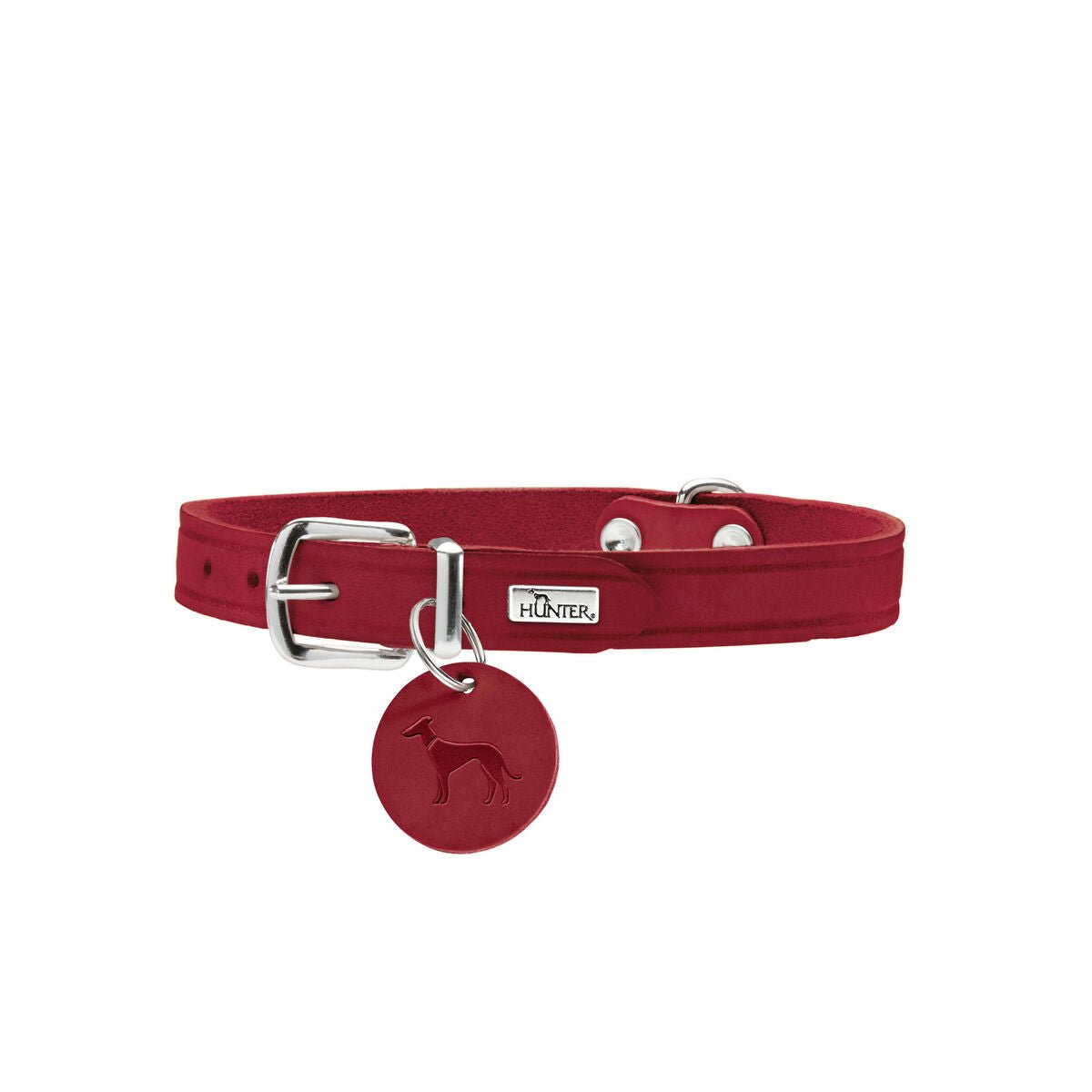 Hundhalsband Hunter Aalborg Röd L 45-55 cm - Hunter | Valpoteket