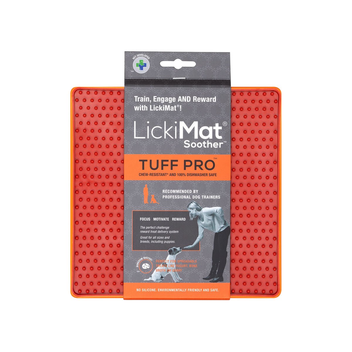 Hundmatare Lickimat Orange polypropen TPR