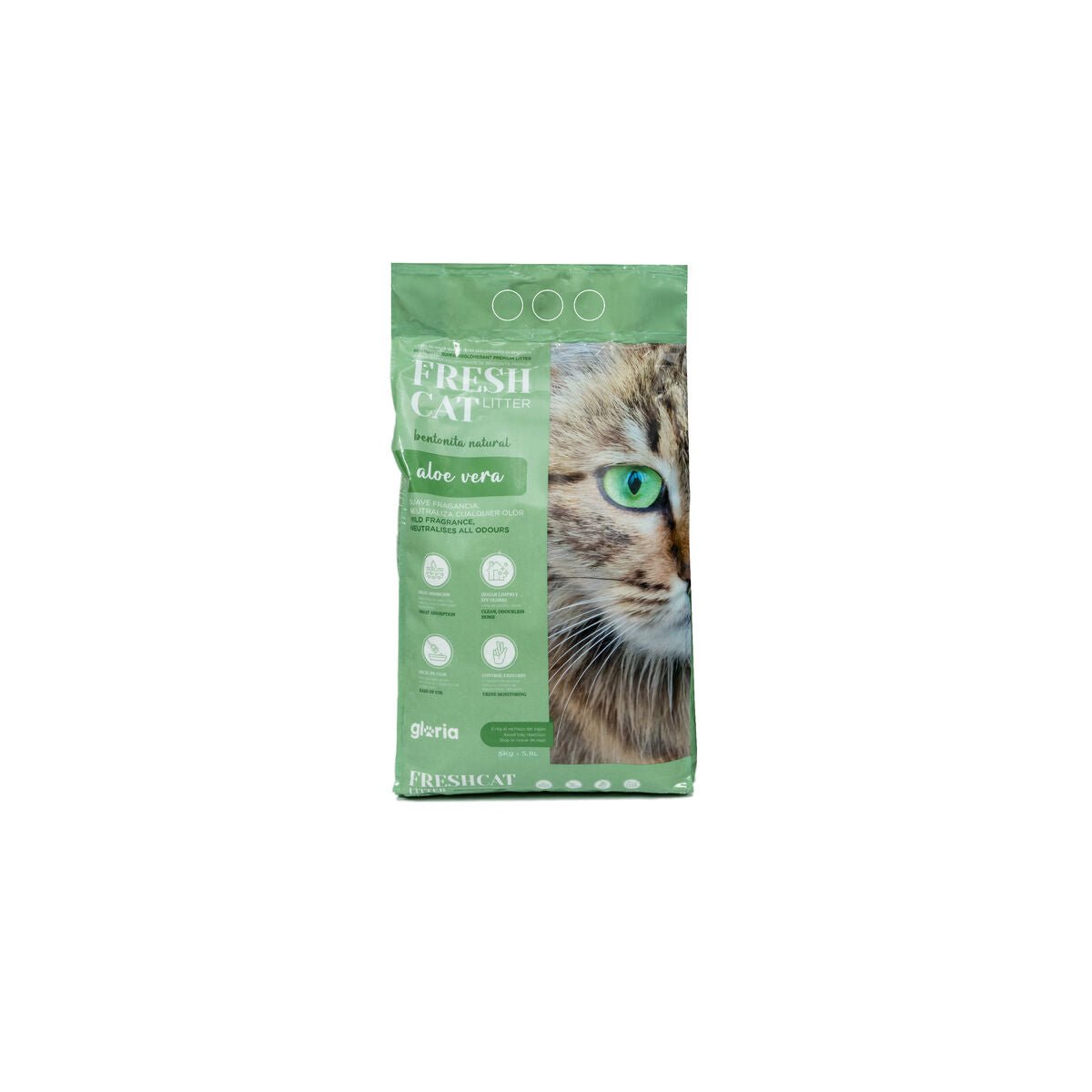 Kattsand Gloria Premium Aloe Vera 5 kg 4 antal - Gloria | Valpoteket