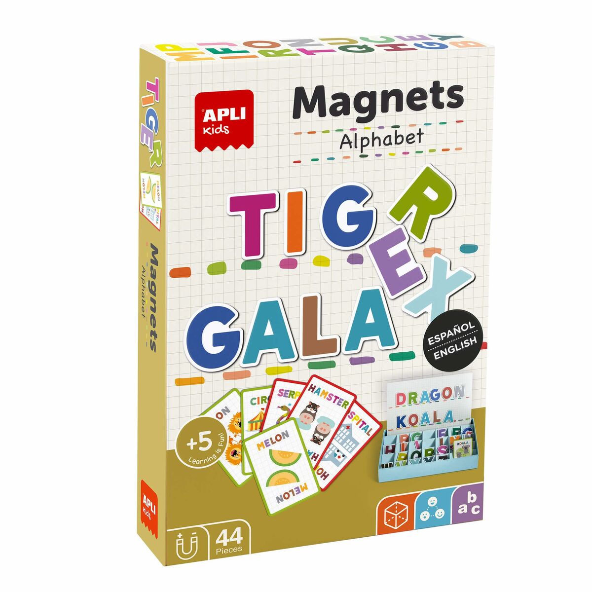 Magnetiskt spel Apli Alphabet Multicolour