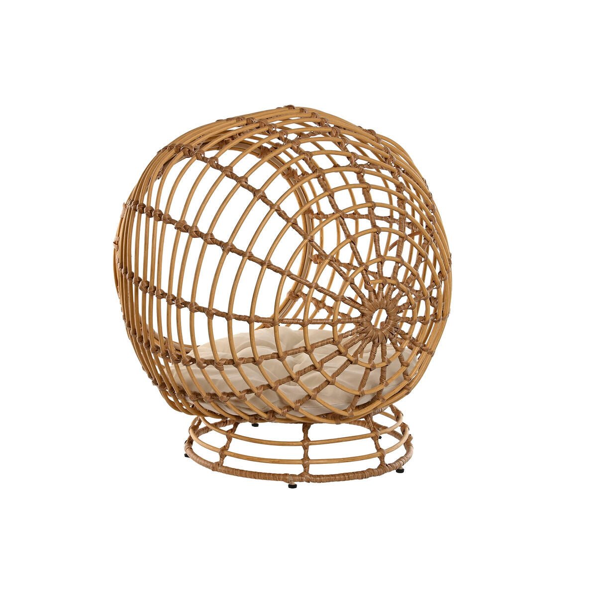 Säng för husdjur Home ESPRIT Vit Naturell syntetisk rattan 60 x 58 x 58 cm - Home ESPRIT | Valpoteket