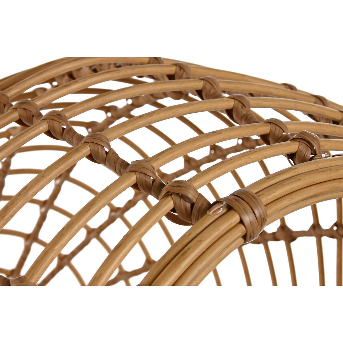 Säng för husdjur Home ESPRIT Vit Naturell syntetisk rattan 60 x 58 x 58 cm - Home ESPRIT | Valpoteket