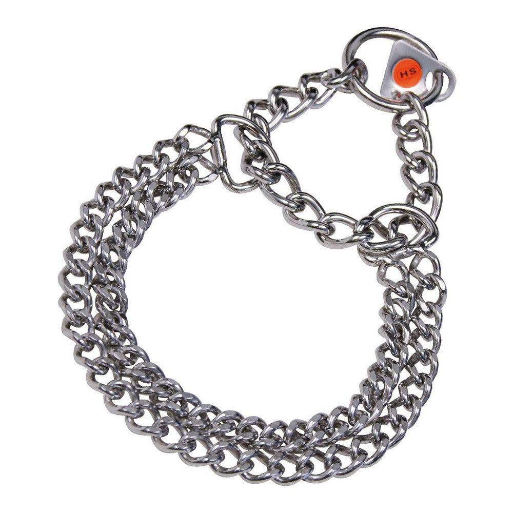 Dog Collar Hs Sprenger Silver 2 mm Double Links (35 cm)
