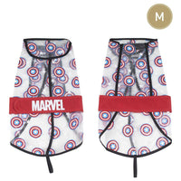 Regnrock för hundar The Avengers Transparent Röd M - The Avengers | Valpoteket