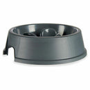 Slow Eat Food Bowl for Pets Anthracite Gray Plastic (27 x 7.5 x 27 cm) (12 Quantity)