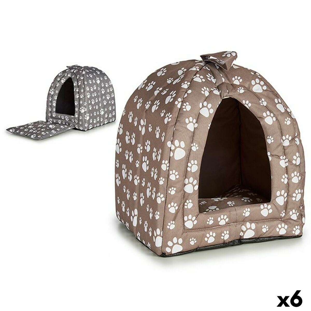Bed for pets 33 x 38 x 33 cm (6 units)