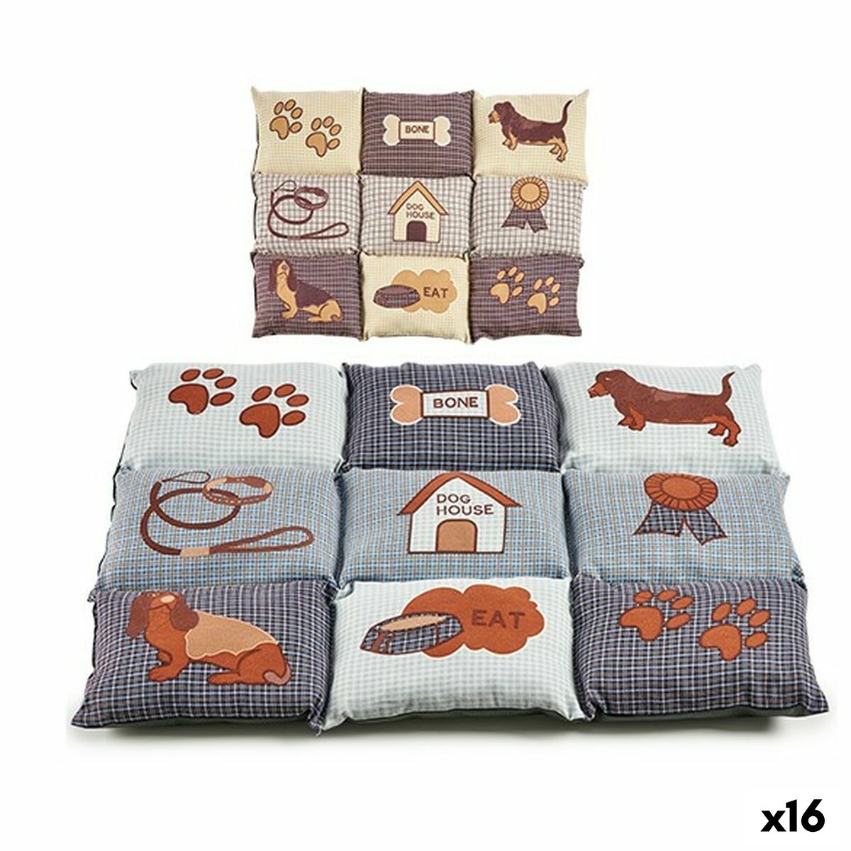 Cushion Pets 59 x 10 x 79 cm (16 number)