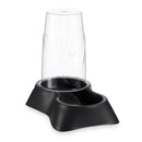 Food bowl for pets Automatic/device Black polypropylene 3.5 L 21.5 x 32.5 x 32.5 cm (4 quantities)