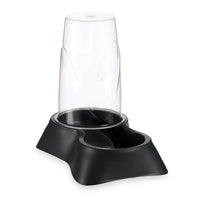 Food bowl for pets Automatic/device Black polypropylene 3.5 L 21.5 x 32.5 x 32.5 cm (4 quantities)