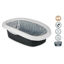 Garbage bags Sandbox 90 x 40 cm White (8 quantity)