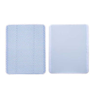 Mat for cat litter box Blue 50 x 40 x 1.5 cm (12 quantity)