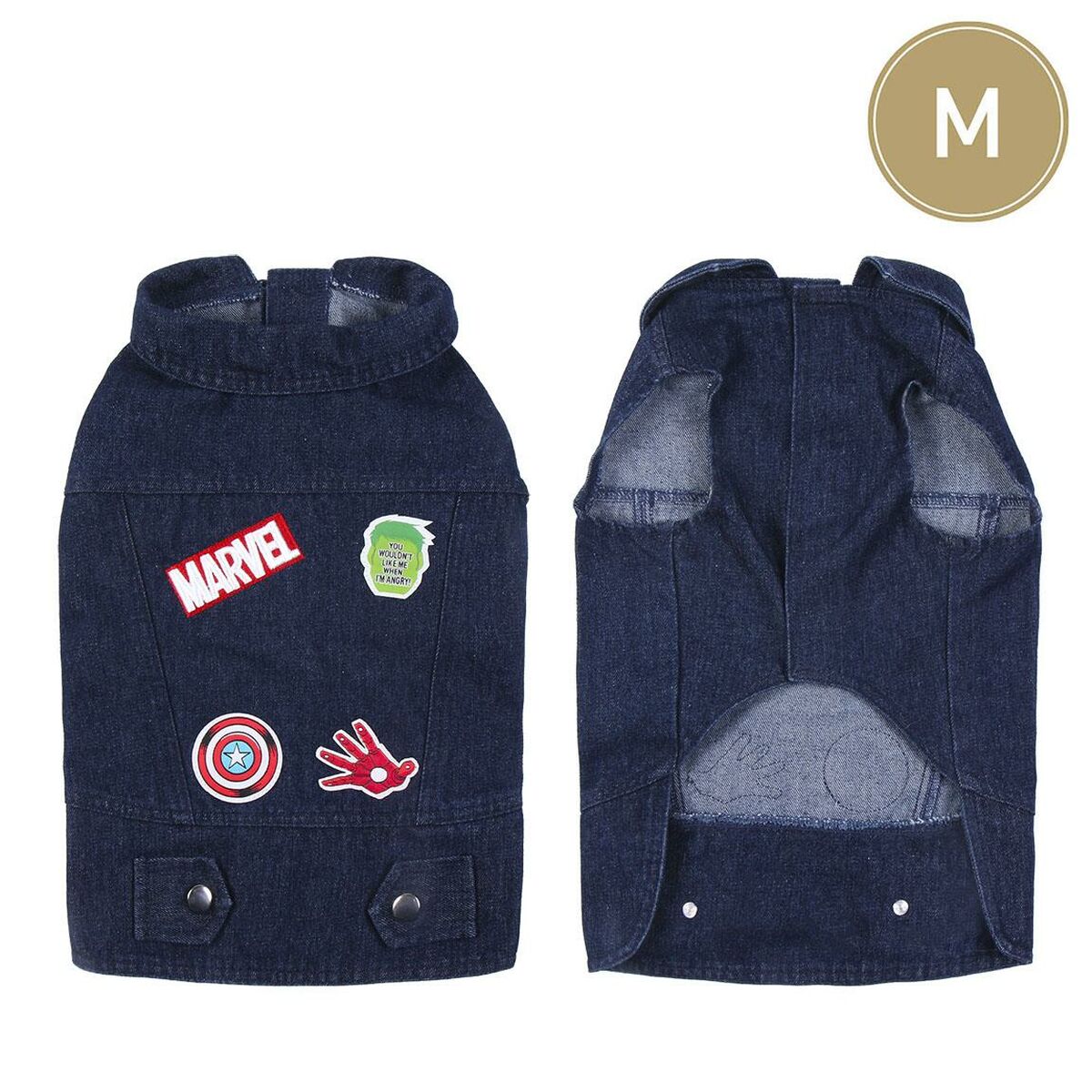 Dog Jacket Marvel Blue M