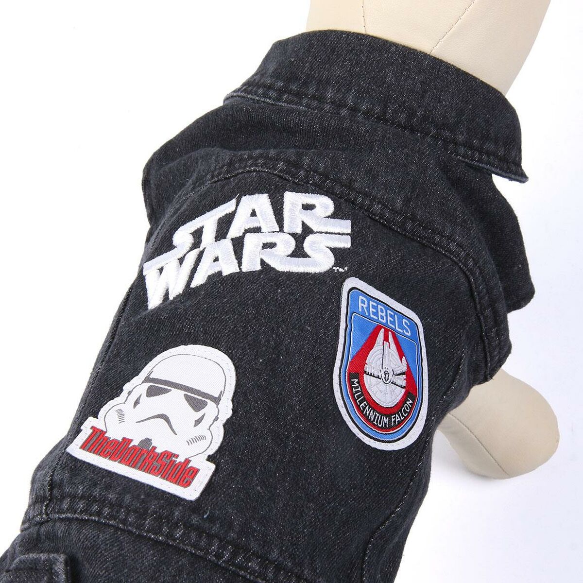 Dog Jacket Star Wars Gray XS