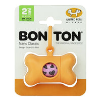 Hållare för bajspåsar United Pets Bon Ton Nano Classic Hund Orange Återvunnen plast (6 x 3 x 4 cm) - United Pets | Valpoteket