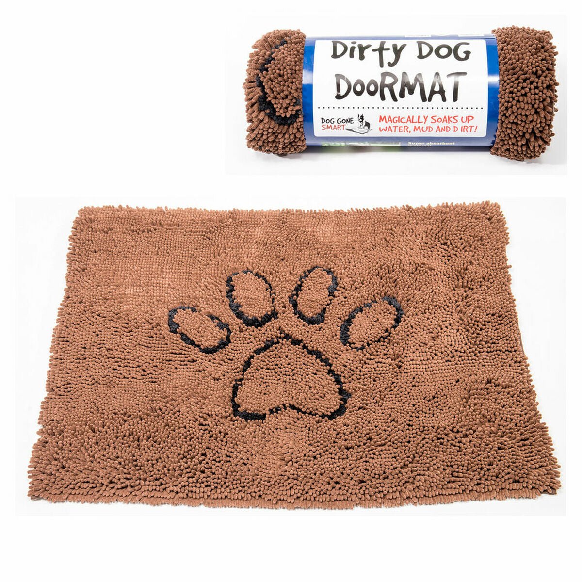 Hund Matta Dog Gone Smart Mikrofiber Brun (89 x 66 cm)