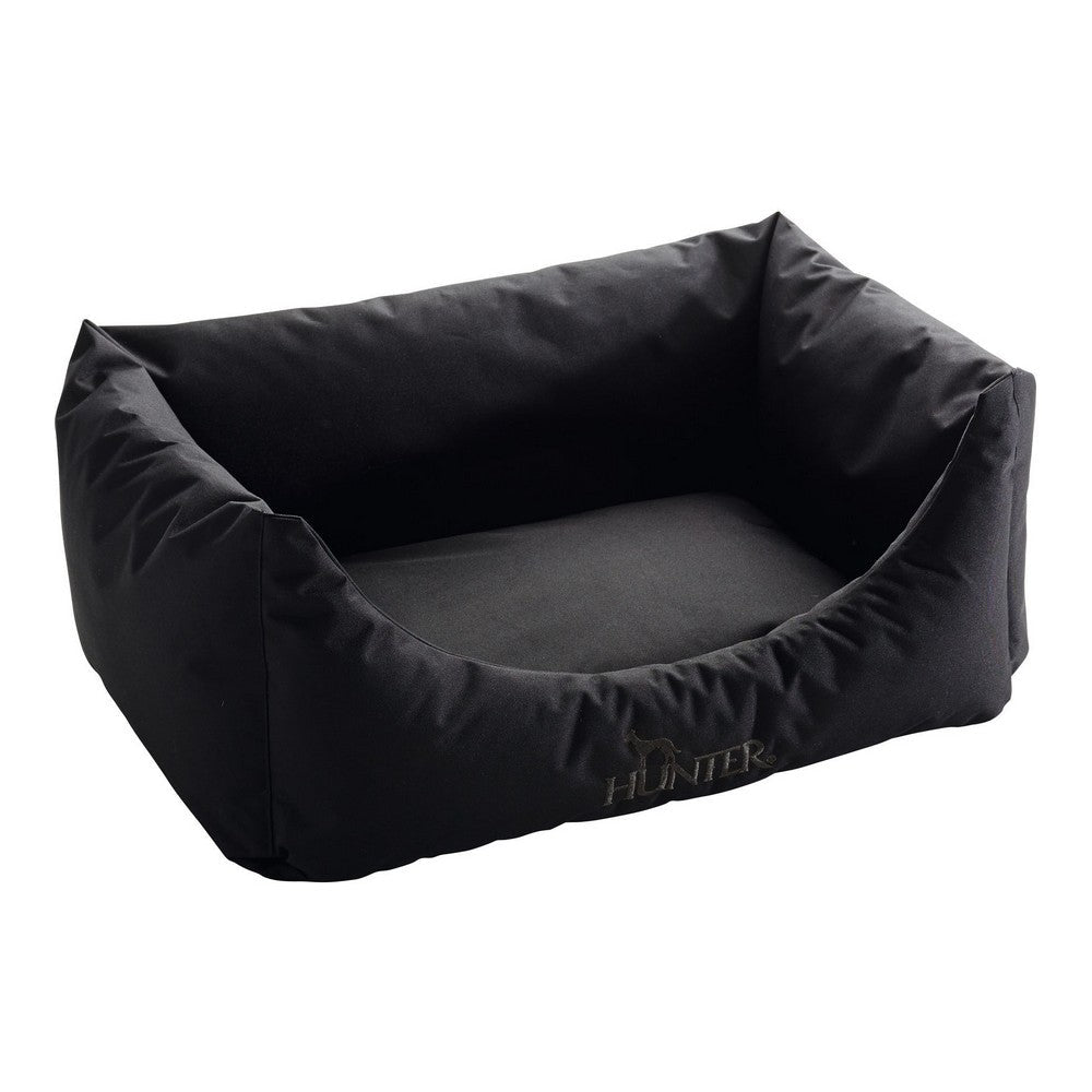 Dog bed Hunter Gent Black Polyester black (80x60 cm) (80 x 60 cm)