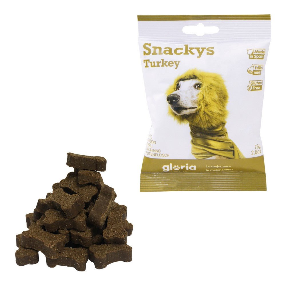 Hundgodis Gloria Display Snackys Kalkon - Gloria | Valpoteket