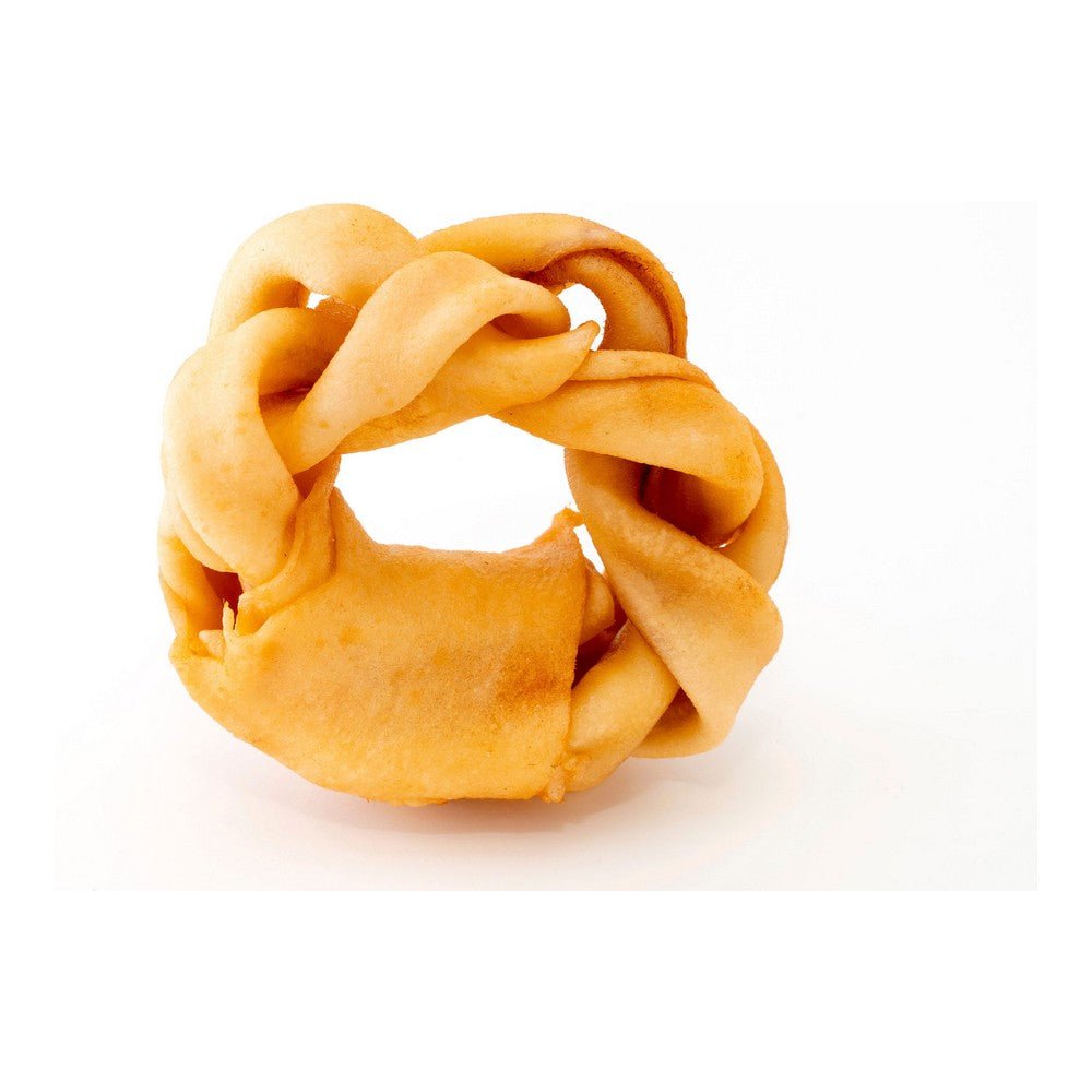 Hundgodis Gloria Snackys Rawhide Honung 12 cm Donut Flätning - Gloria | Valpoteket