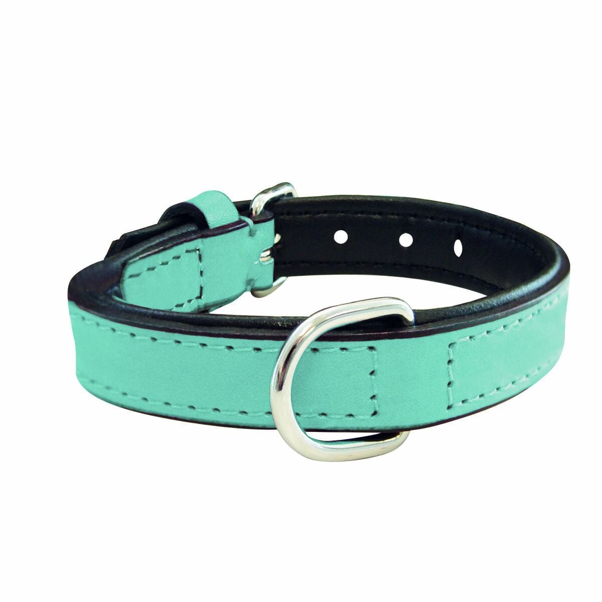 Dog collar Gloria 30 cm Padded Leather Blue