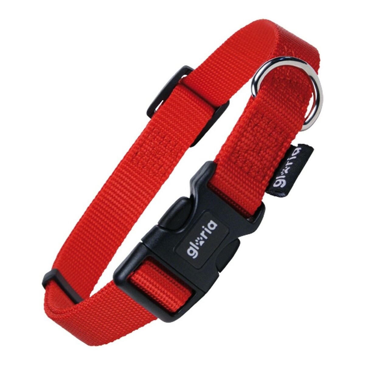 Dog collar Gloria nylon adjustable Gloria red S (27-37 cm)