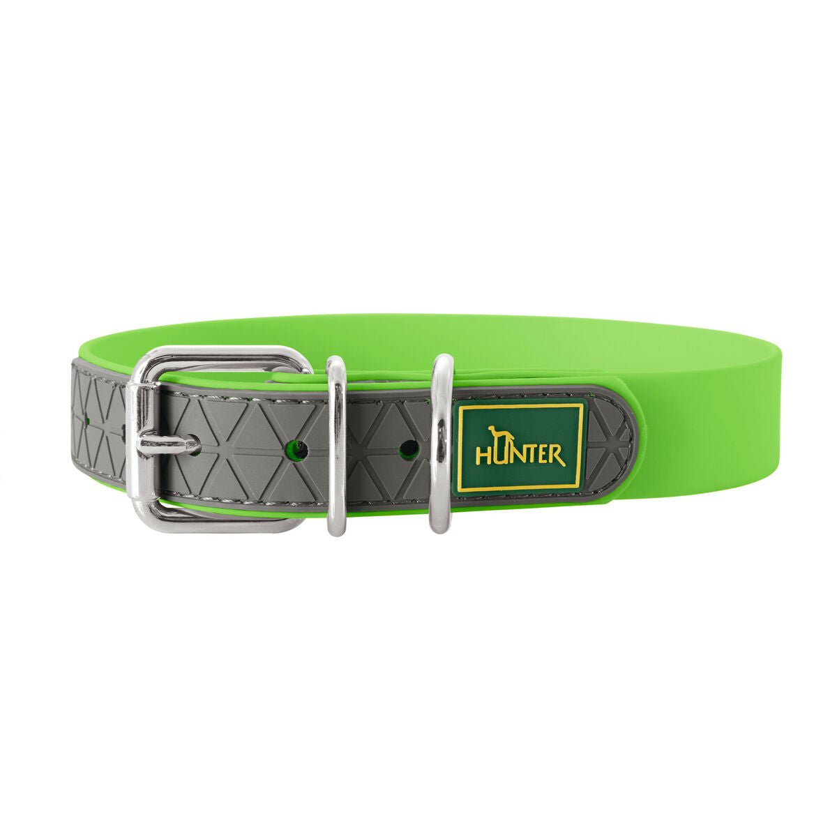 Dog collar Hunter Convenience 23-31 cm Green XS/S