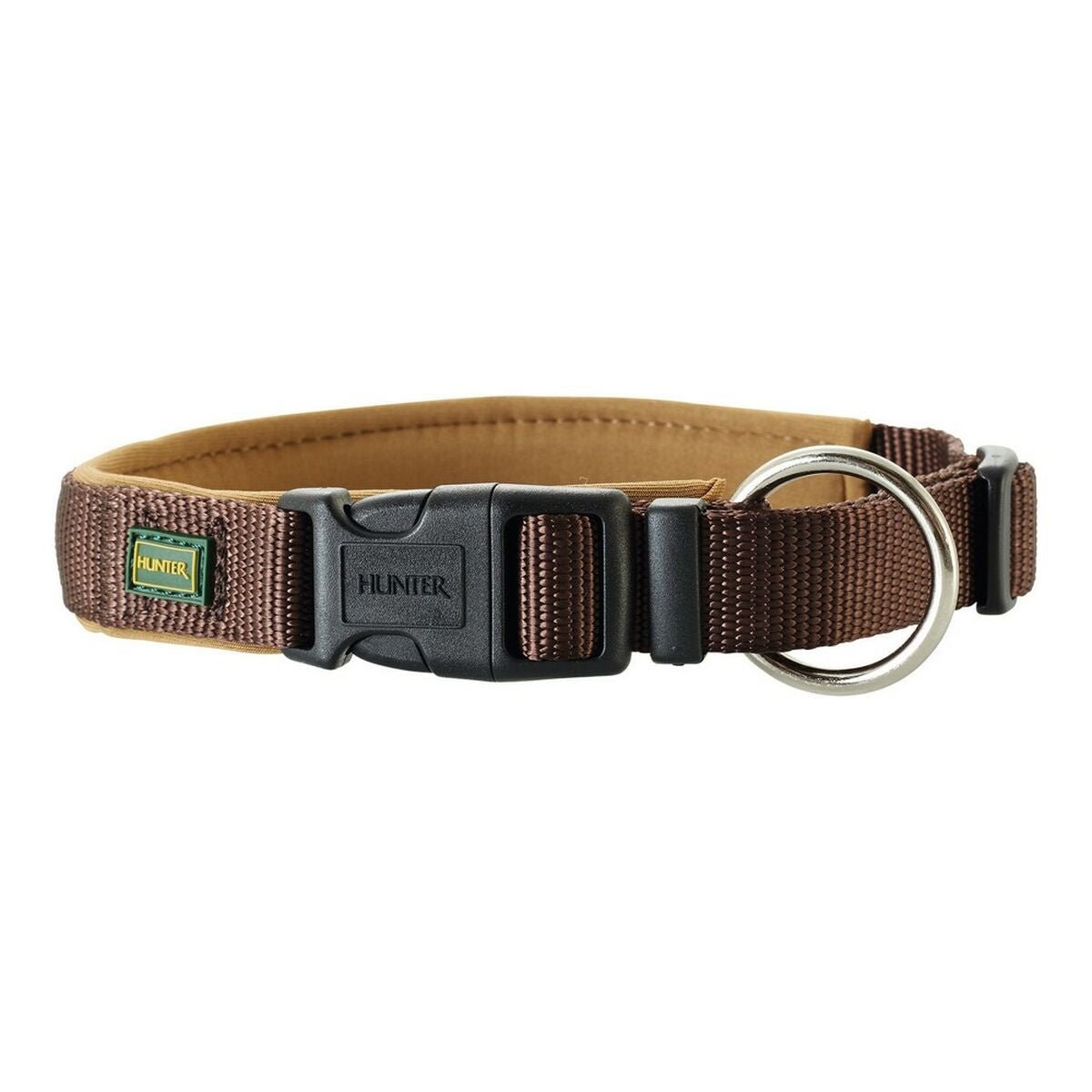 Hundhalsband Hunter neopren brun (28-30 cm)