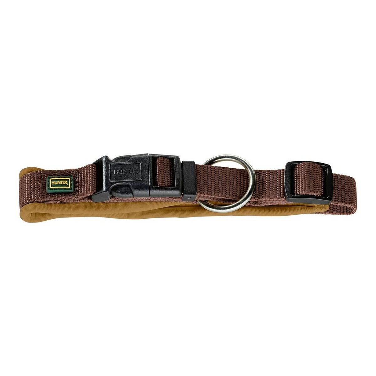 Hundhalsband Hunter neopren brun (28-30 cm)