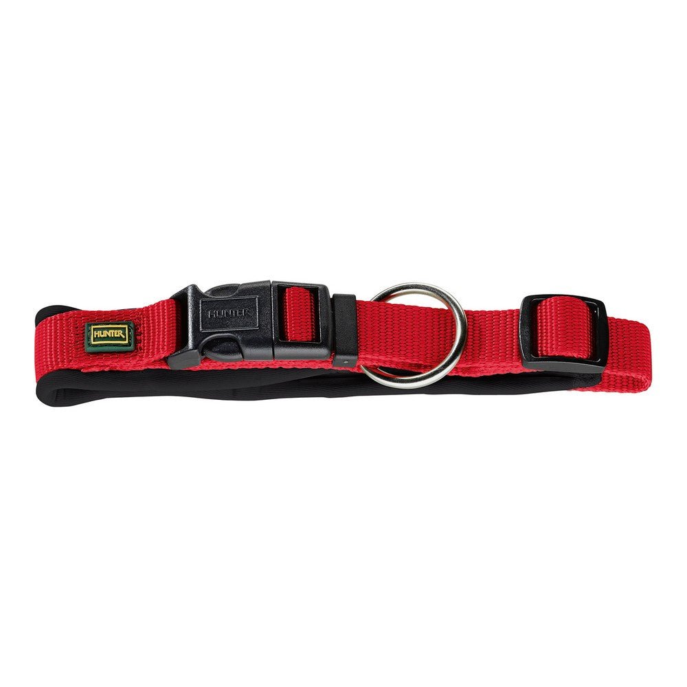 Hundhalsband Hunter neopren röd (28-30 cm)