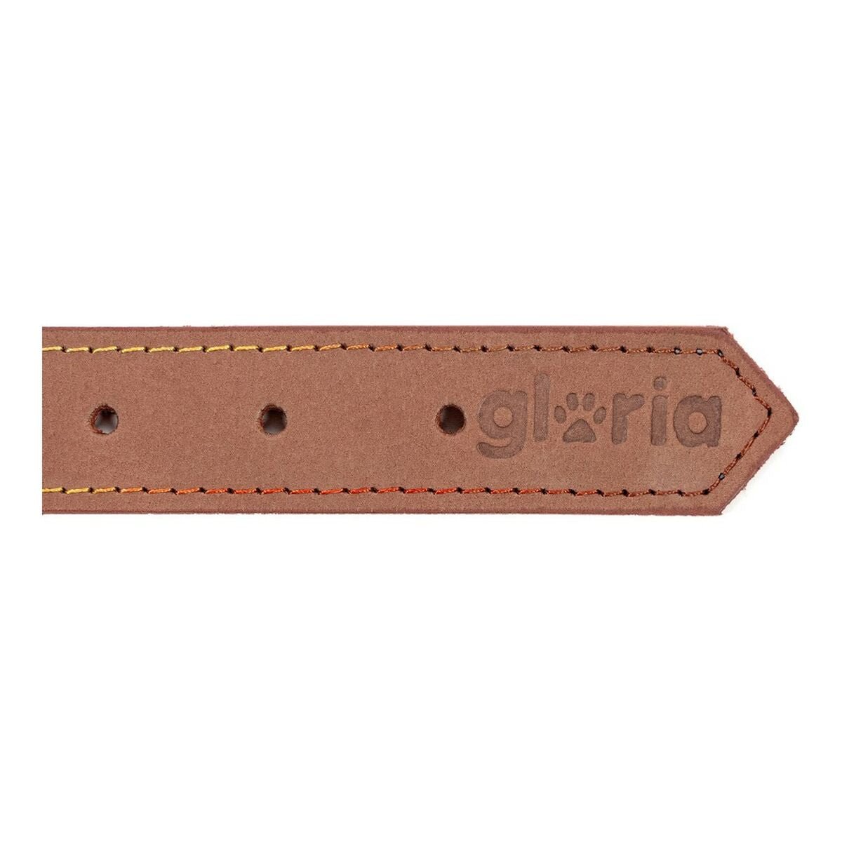 Hundhalsband läder Gloria Oasis Brun (1,2 x 35 cm)