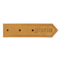 Hundhalsband läder Gloria Oasis Gul (35 x 1,2 cm) - Gloria | Valpoteket