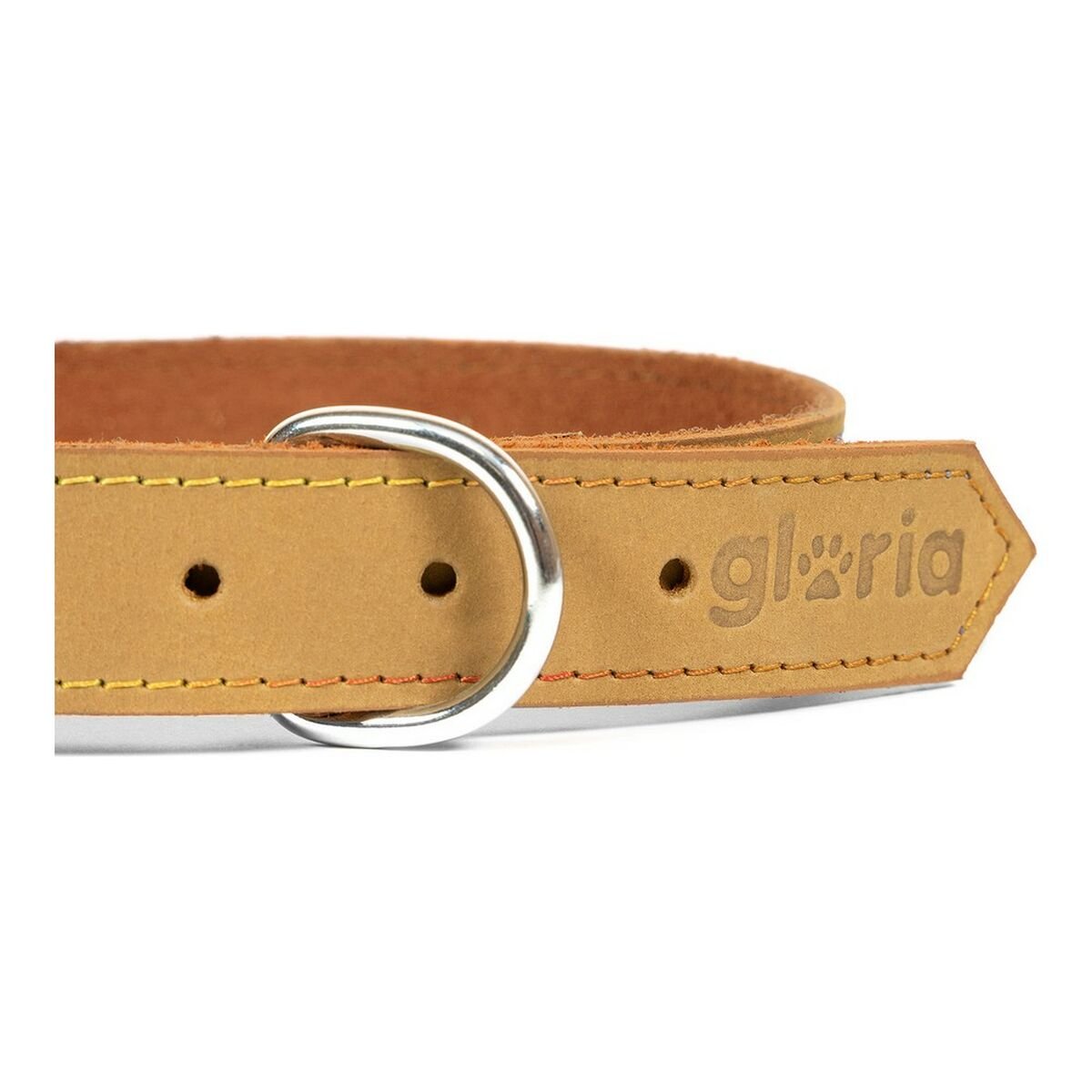 Dog collar leather Gloria Oasis Yellow (60 x 3 cm)