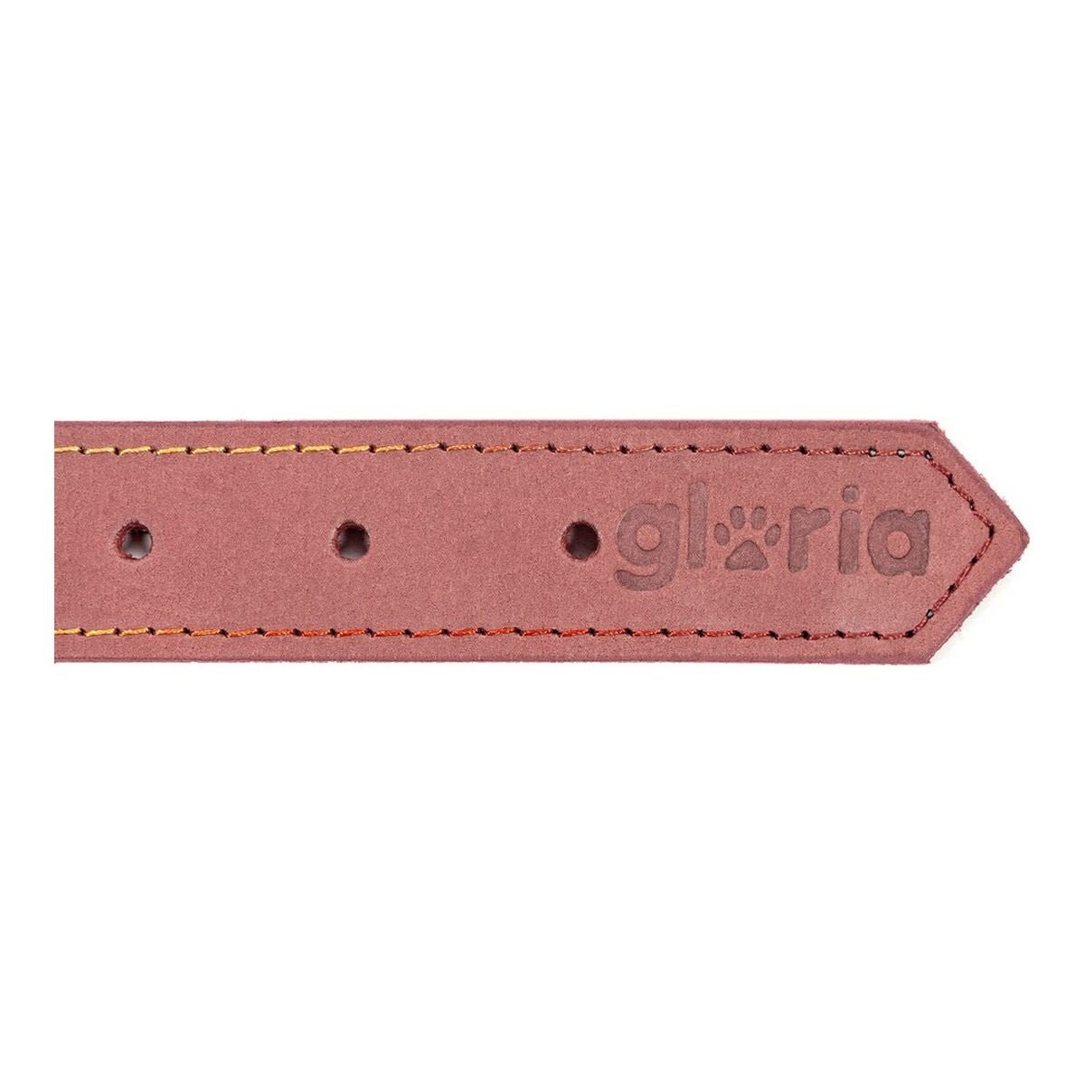 Hundhalsband läder Gloria Oasis Rosa (1,2 x 35 cm)