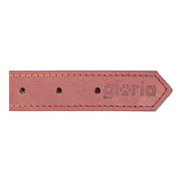 Hundhalsband läder Gloria Oasis Rosa (1,2 x 35 cm) - Gloria | Valpoteket