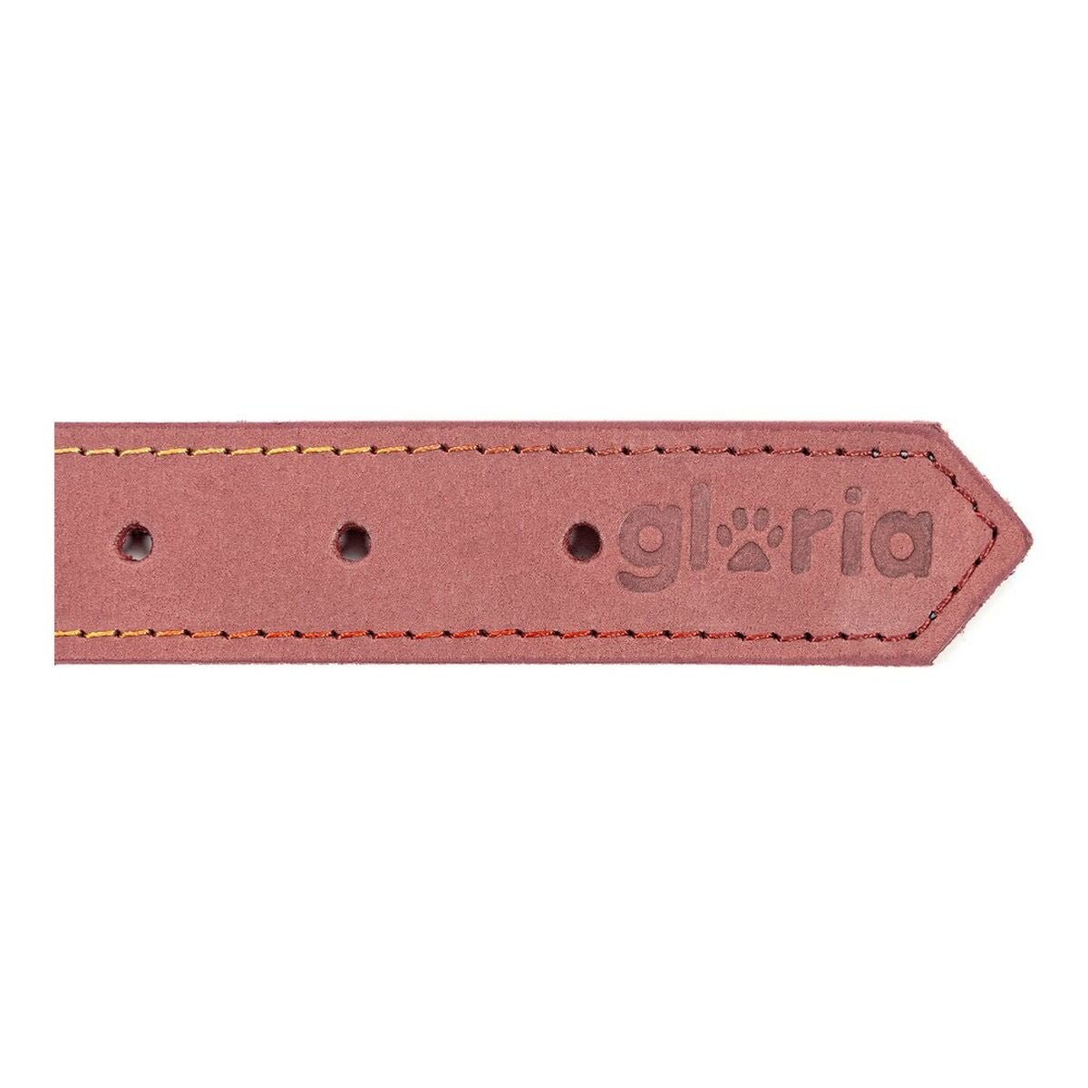 Hundhalsband läder Gloria Oasis Rosa (50 x 2,1 cm)