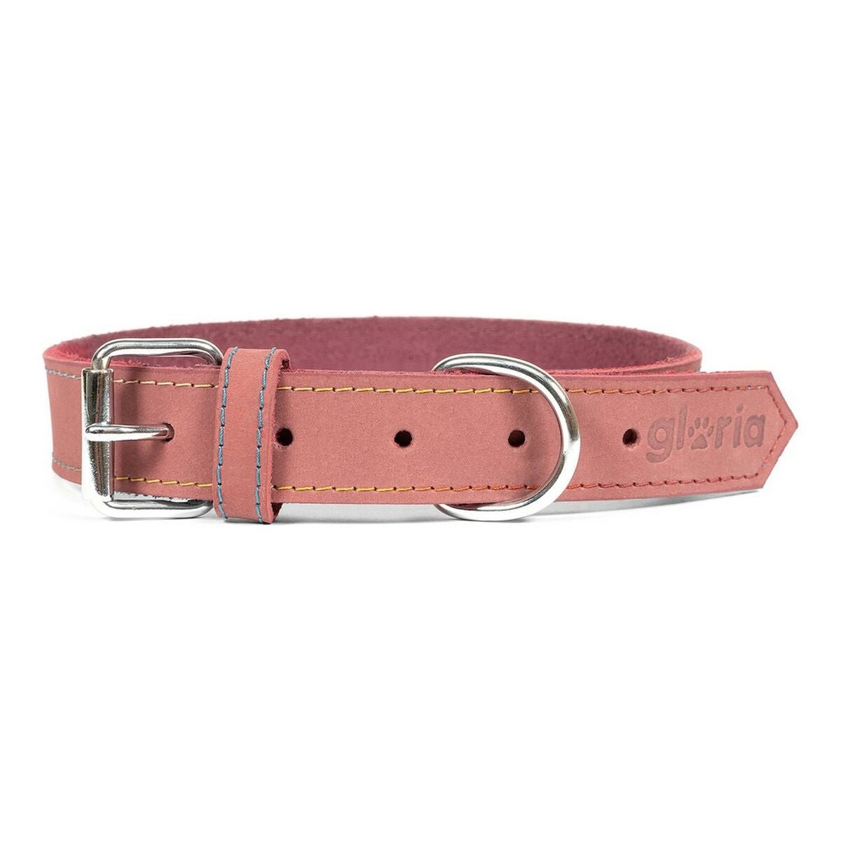 Hundhalsband läder Gloria Oasis Rosa (50 x 2,1 cm)