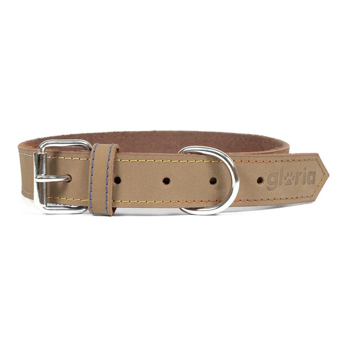 Hundhalsband läder Gloria Oasis Vit (55 x 2,5 cm) - Gloria | Valpoteket