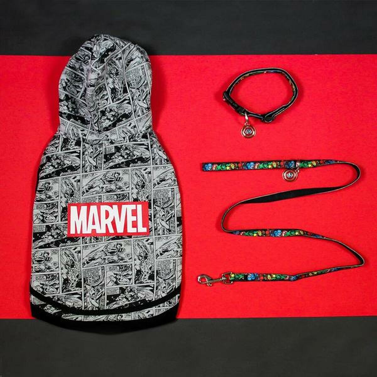 Hundhalsband Marvel XXS/XS Svart - Marvel | Valpoteket