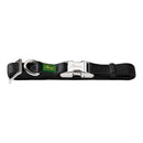 Hundhalsband nylon justerbar Hunter Alu-Strong svart S - Hunter | Valpoteket