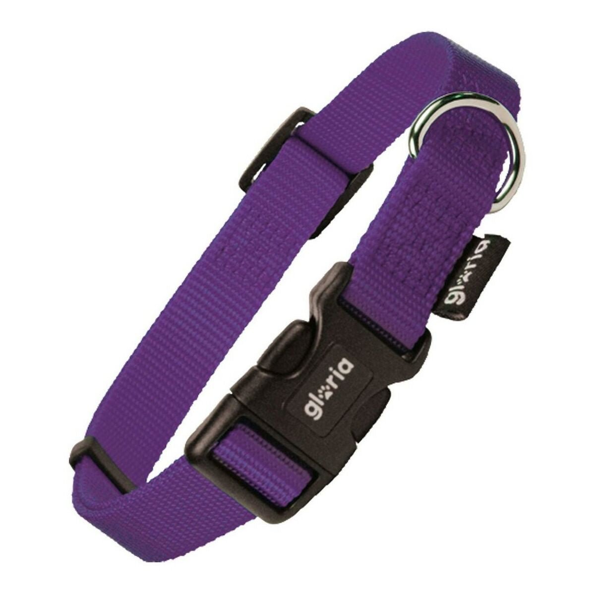 Dog collar nylon adjustable Gloria purple S (27-37 cm)