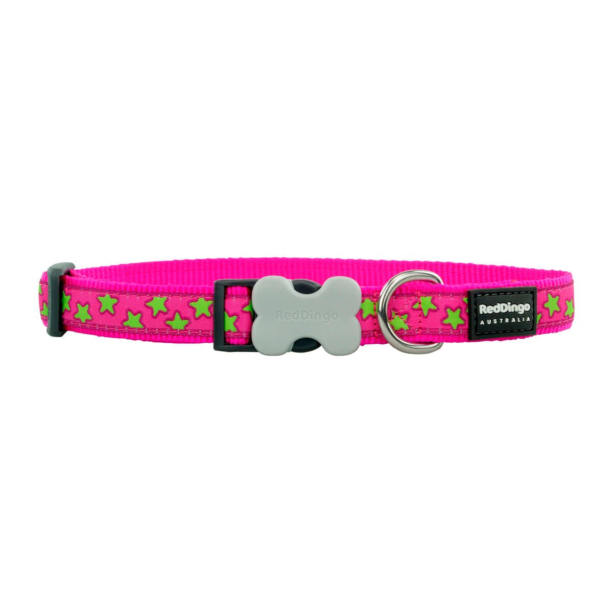 Hundhalsband Red Dingo Stars 20-32 cm Rosa Röd - Red Dingo | Valpoteket