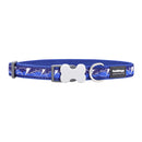 Hundhalsband Red Dingo STYLE LIGHTNING Marinblå 41-63 cm - Red Dingo | Valpoteket