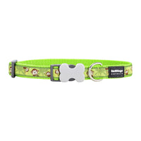 Hundhalsband Red Dingo STYLE MONKEY LIME GREEN 41-63 cm - Red Dingo | Valpoteket