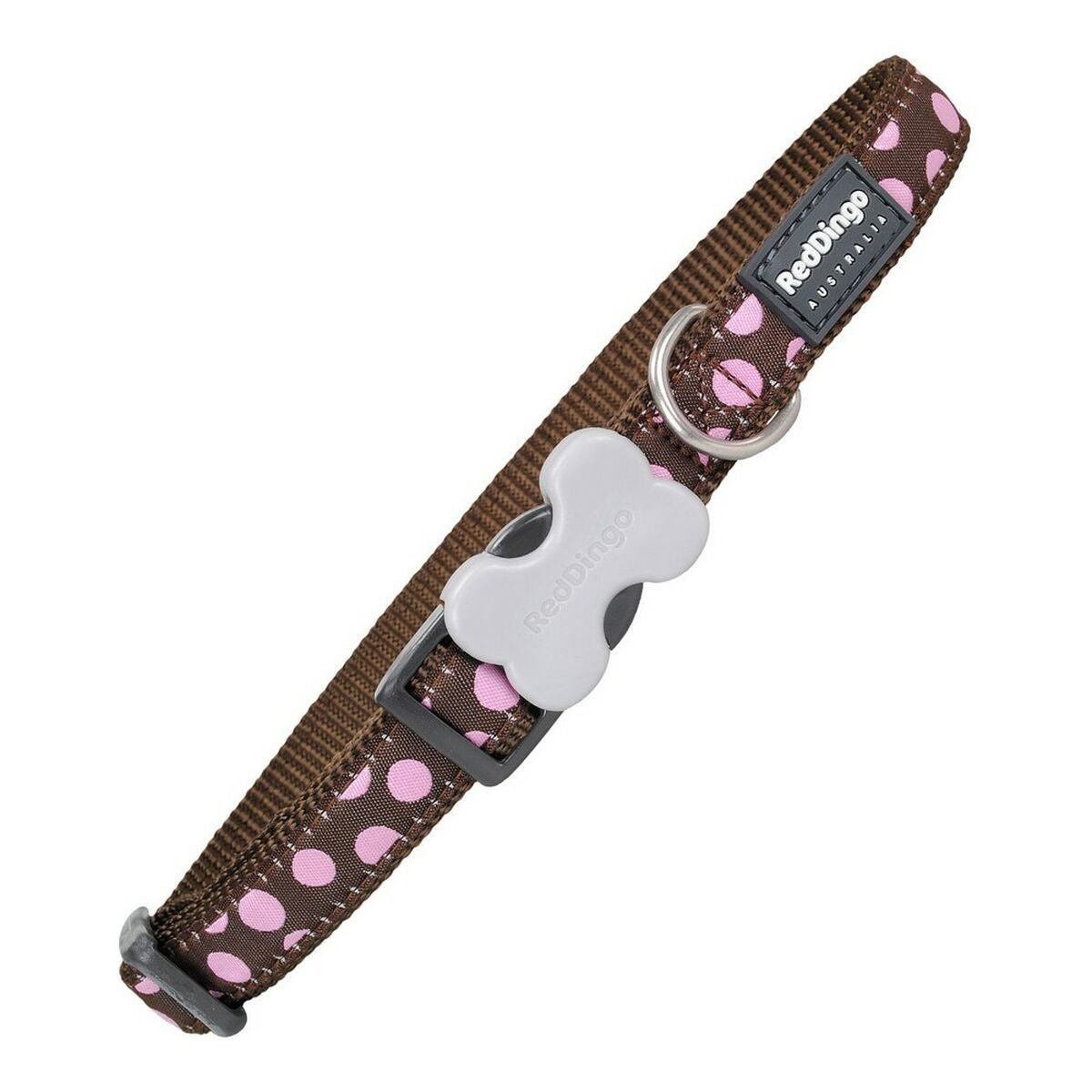 Dog collar Red Dingo Style Pink Pea (2.5 x 41-63 cm)