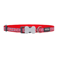 Hundhalsband Red Dingo STYLE UNION JACK FLAG 41-63 cm - Red Dingo | Valpoteket