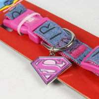 Hundhalsband Superman Rosa S/M - Superman | Valpoteket