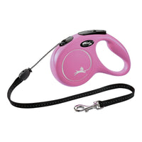 Hundkoppel Flexi NEW CLASSIC 3 m Rosa XS-storlek - Flexi | Valpoteket