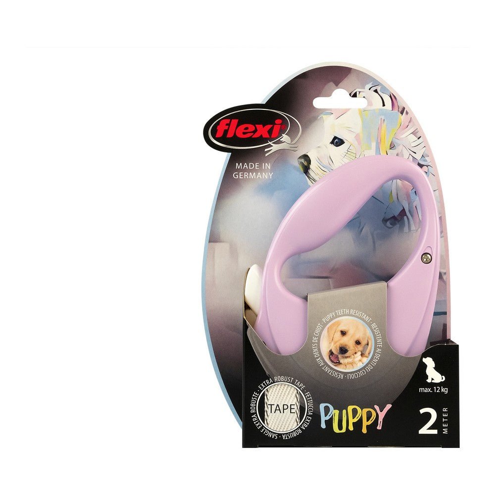 Hundkoppel Flexi Puppy 2 m Rosa