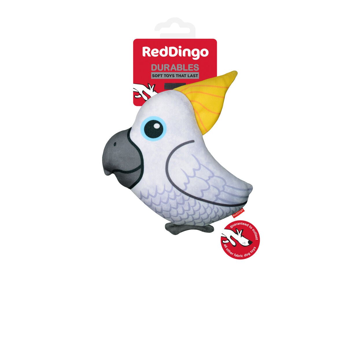 Dog toy Red Dingo 20.5 cm Bird White Inside/External