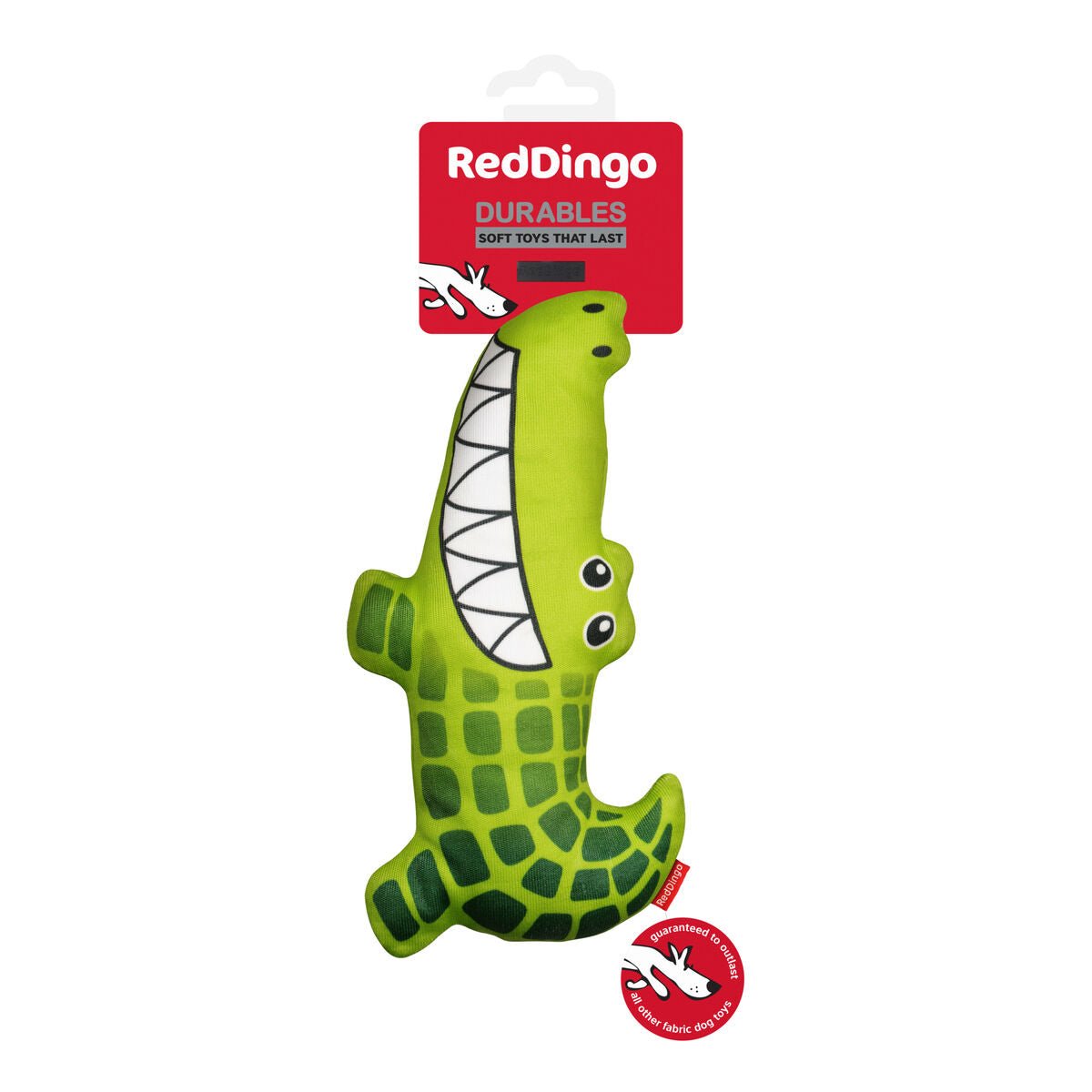 Dog toy Red Dingo 27.5 cm Crocodile Inside/External